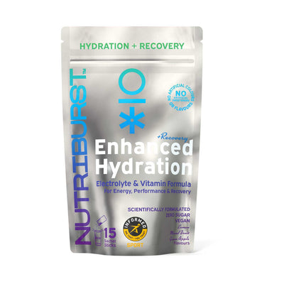 Boots Nutriburst Recovery Electrolyte and Vitamin Hydration Powder Mixed Flavours 15 Sachets- Buy online at McGrocer