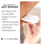 Rio Go Smooth Lady Shaver white travel shaver - British product