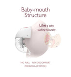 Momcozy M5 electric breast pump maroon (British brand)