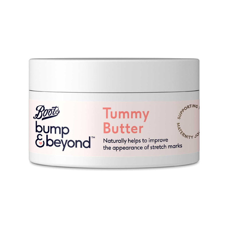 Boots Bump & Beyond pregnancy tummy butter 100g, imported from the UK