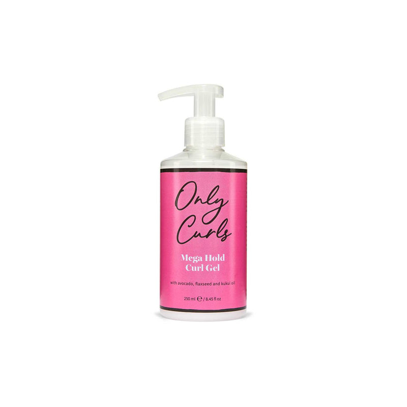 Only Curls Mega Hold Gel 250ml, imported from the UK