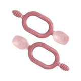 Cuillères de sevrage multi-étapes Bibado Dippit, lot de deux, couleur blush, pour l'alimentation de bébé
