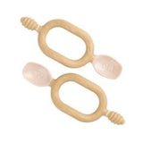 Bibado Dippit multi stage weaning spoon two pack Fawn - British product
