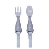 Bibado Handi Cutlery Attachable Baby Cutlery Mist Two Pack - British product