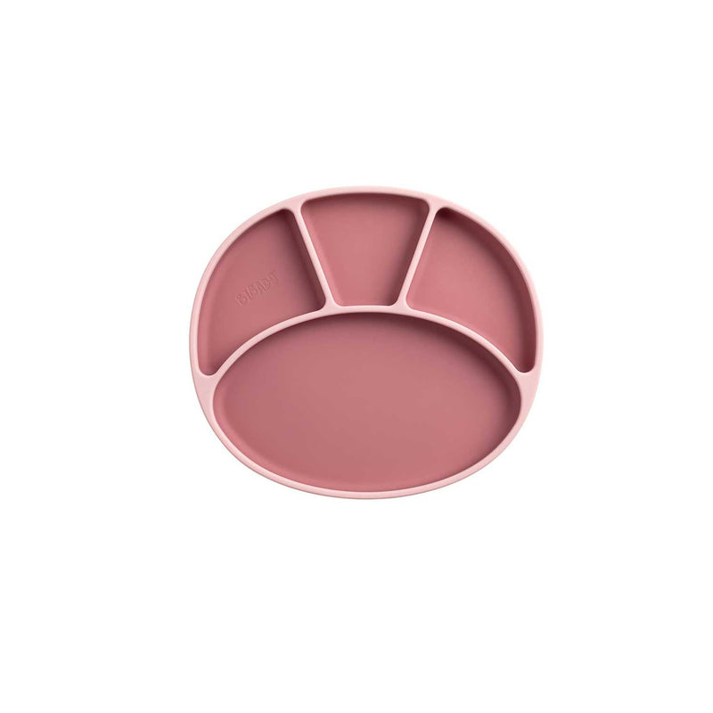 Bibado silicone suction divider plate blush, UK version