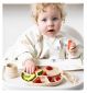 Bibado silicone suction divider plate Fawn baby plate - British product