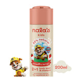 Nala's Kids 2in1 Body Wash Strawberry 200ml, imported from the UK