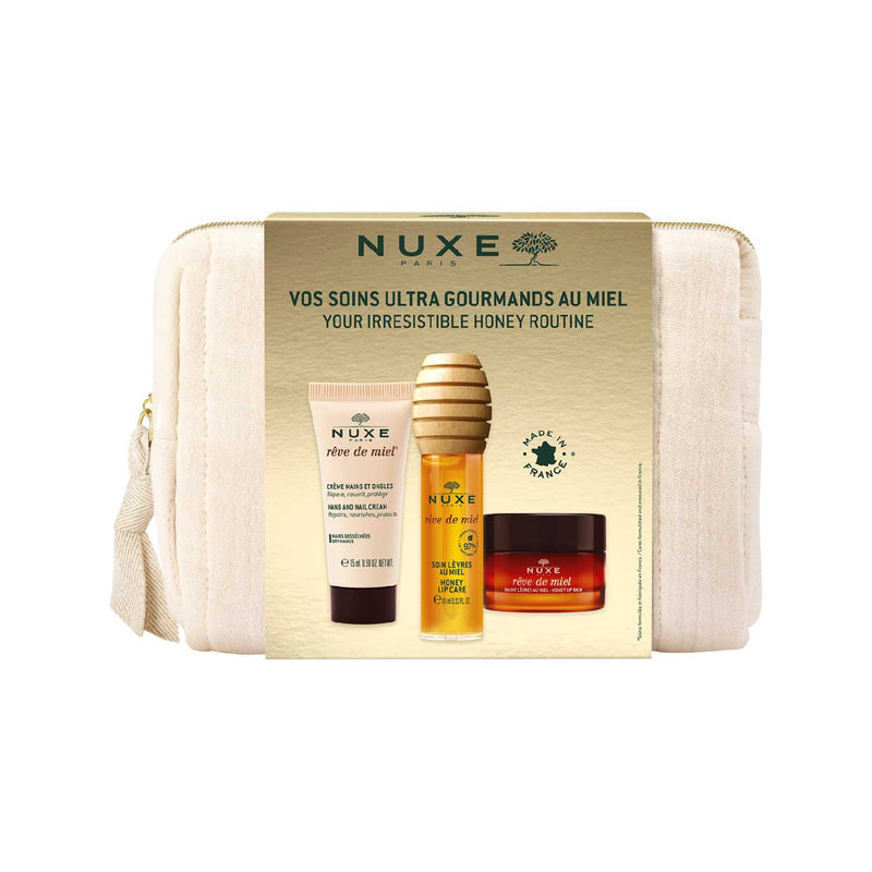 Nuxe Reve De Miel honey skincare set 3-piece, imported from the UK