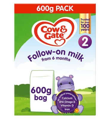 Cow Gate First Follow On Milk Bag In Box 600g