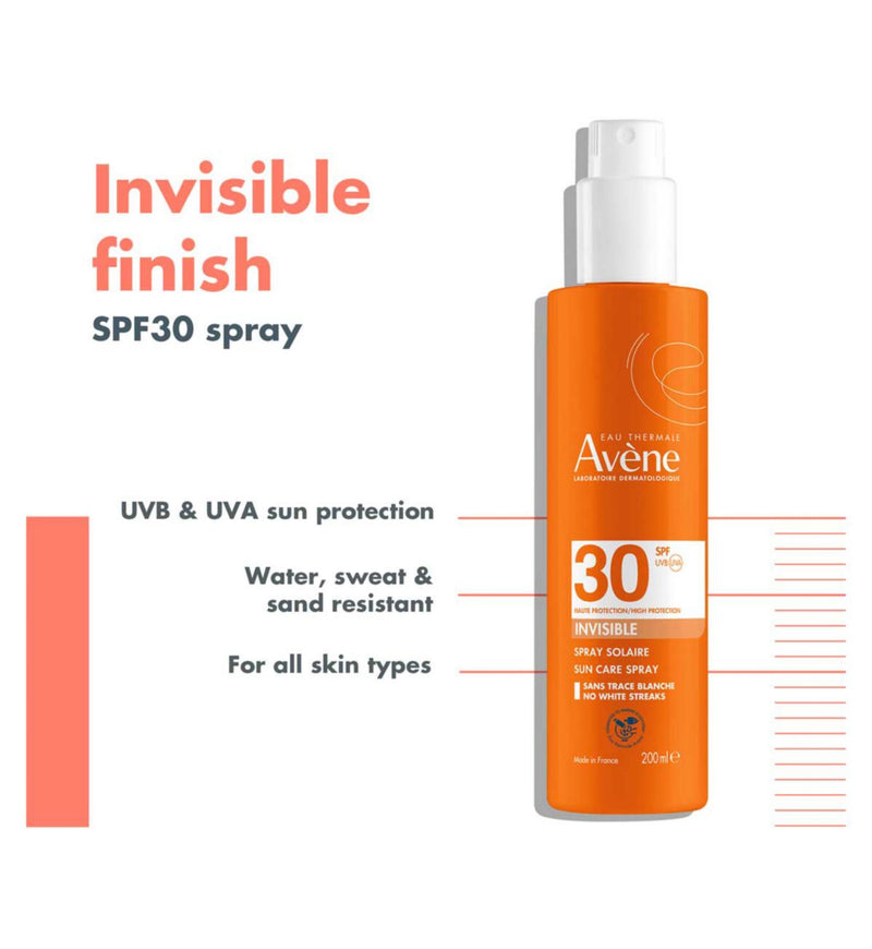 Avène Sun Protection Spray SPF30 200ml - British product