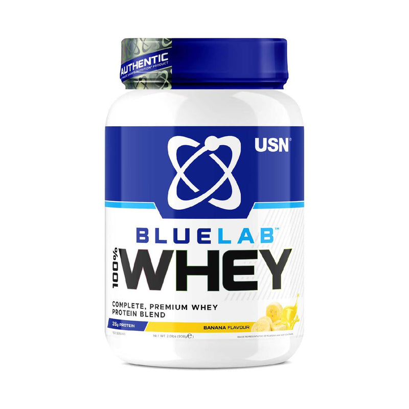 USN Blue Lab whey protein powder banana 908g (British brand)