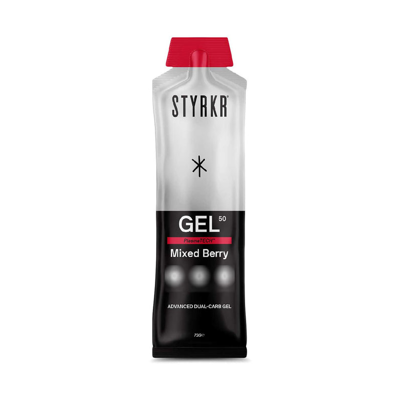 Styrkr dual carb gel mixed berry 72g (British brand)
