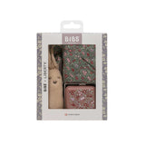 BIBS Liberty baby bundle with Chamomile Lawn print, UK version