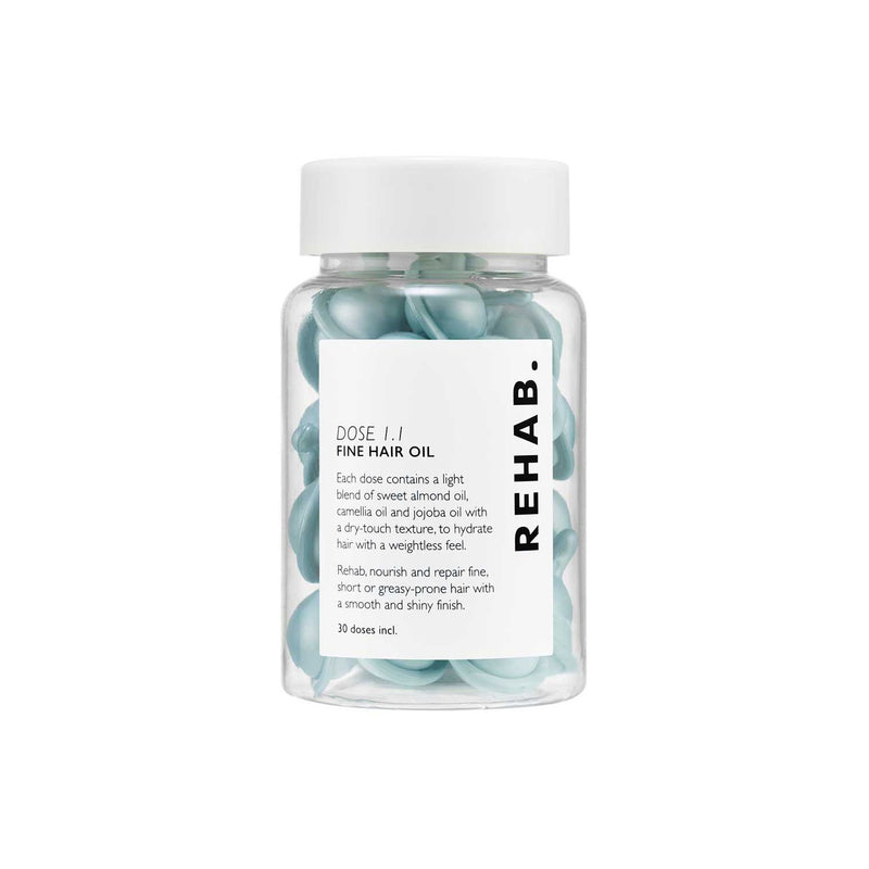 REHAB Dose 1.1 Fine Hair Oil 30ml, UK version