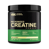 Boots Optimum Nutrition Creatine Unflavoured Powder 187g- Buy online at McGrocer