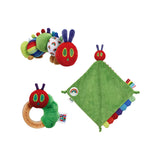 Very Hungry Caterpillar plush toy bundle with comforter and rattle (British brand)