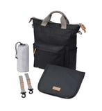 Bababing Daypack Changing Bag Black 39 x 32 x 14 cm - British product