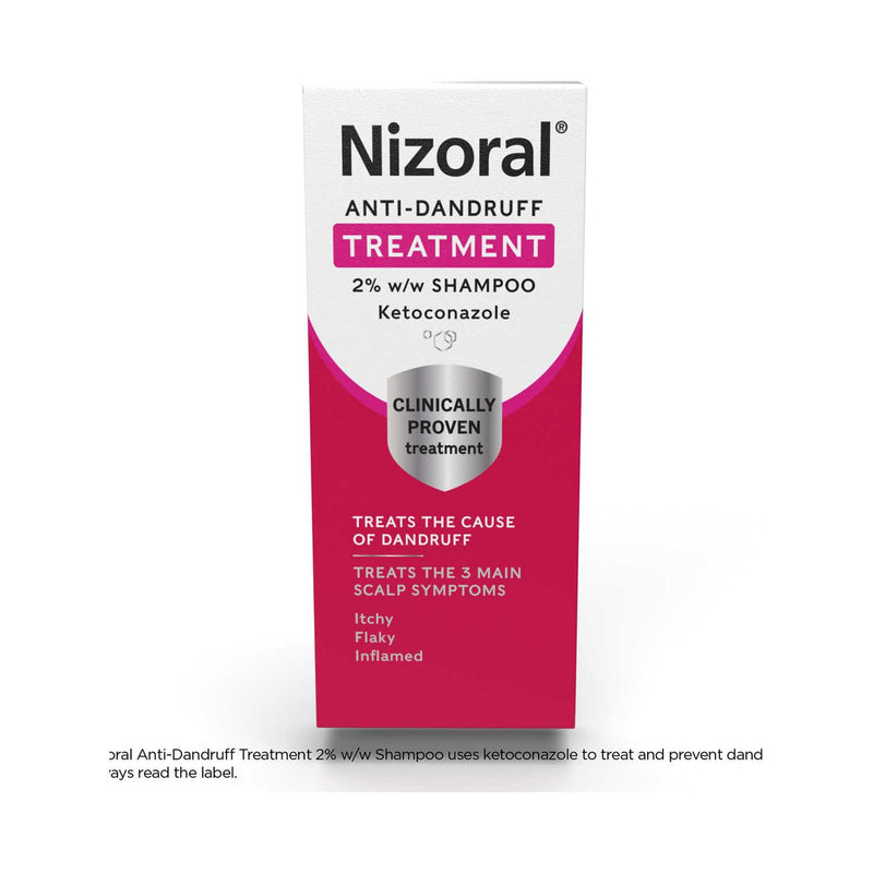 Nizoral Anti Dandruff Shampoo 2% 100ml, imported from the UK