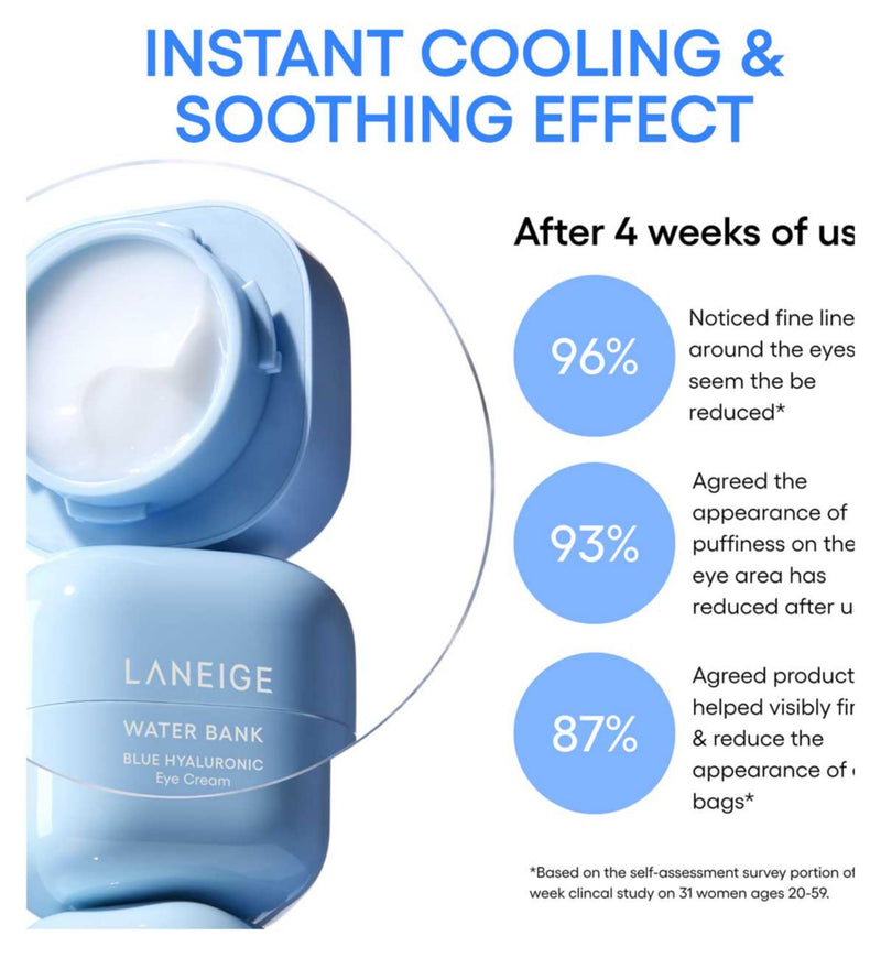 Laneige Water Bank Blue Eye Cream 25ml, UK version