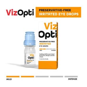 Boots Viz Opti Preservative-Free Irritated Eye Drops 10ml - Kjøp online hos McGrocer