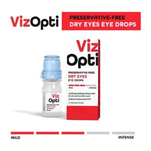 Viz Opti Dry Eye Drops Preservative Free 10ml