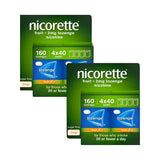 Nicorette fruit 2mg lozenges 2-pack bundle (British brand)