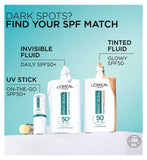 L'Oreal Bright Reveal Melastick SPF 50+ Facial Stick, UK version