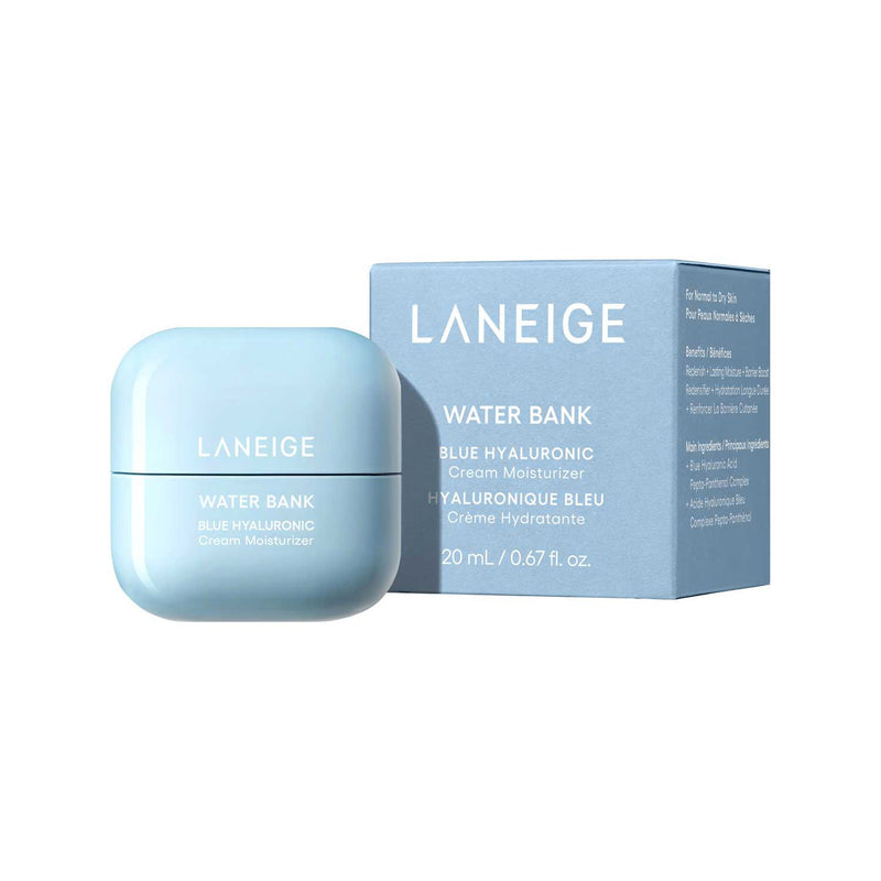 Laneige Water Bank Blue Hyaluronic Cream Moisturiser 20ml (British brand)