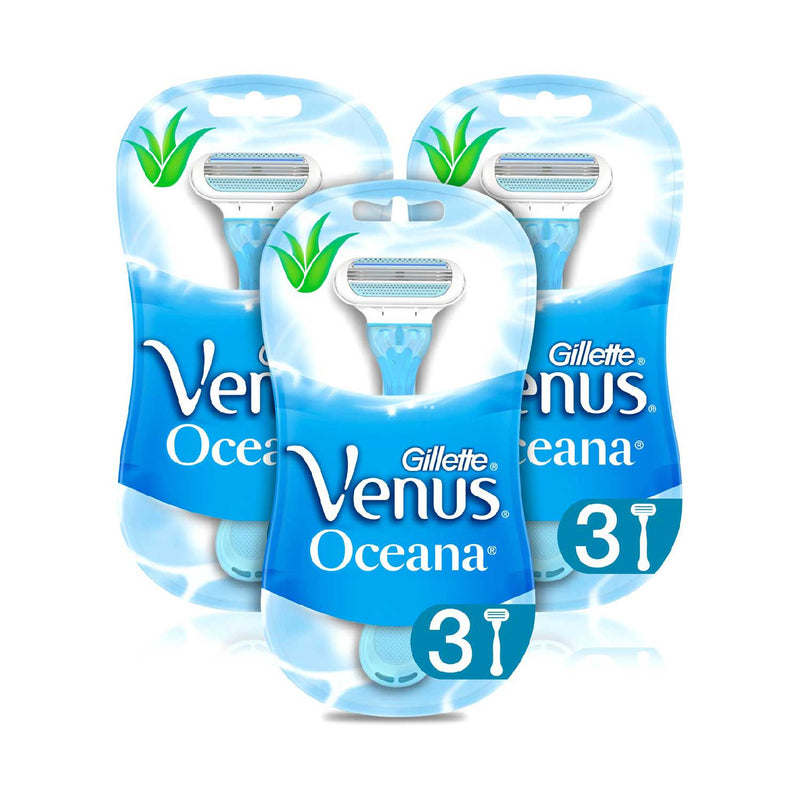 Venus Disposable Women Razors Oceana 9 pack (British brand)