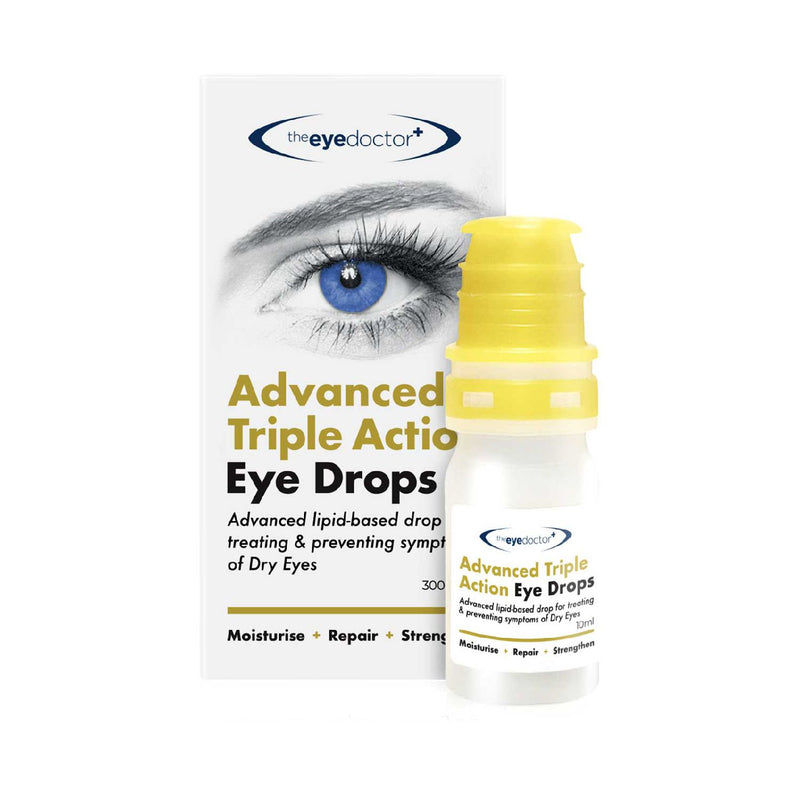 The Eye Doctor triple action dry eye drops 10ml, UK version