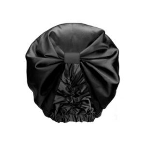 Silver Cloud hair wrap infused with silver ions black (British brand)