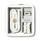Silk Addict heatless curler set ivory (British brand)