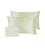 Silk Addict Pillowcase Olive Green 75x50cm (British brand)