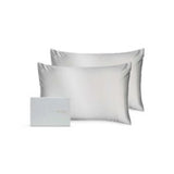 Silk Addict Mulberry Silk Pillowcase Silver Twin Pack