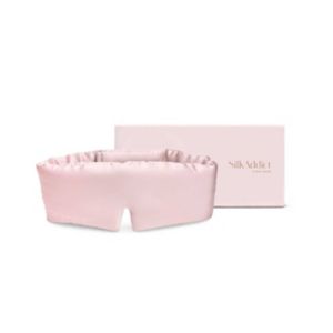 Silk Addict Sleep Mask Pale Pink (British brand)