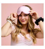 Silver Cloud Mixed Satin Scrunchies Four Pack (British brand)