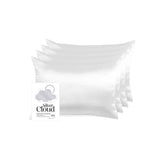 Silver Cloud Silver Ion Satin Pillowcase 4 Pack (British brand)