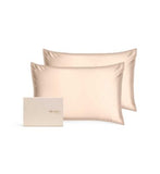 Silk Addict 100 Mulberry Silk Pillowcase Caramel Twinpack
