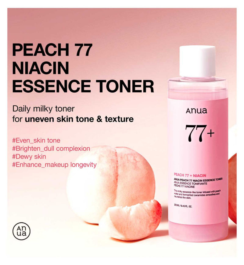 Anua peach essence toner bottle 250ml - British product