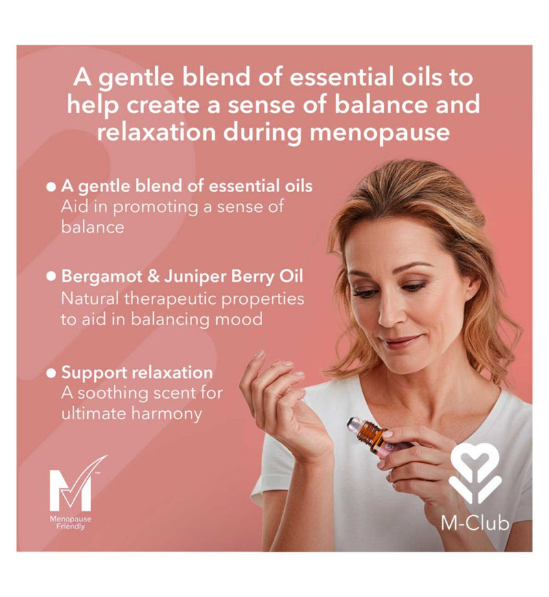 M-Club Aroma Roller Mood Harmony Oil 10ml, imported from the UK