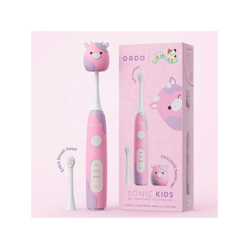 Ordo Sonic Rechargeable Kids Toothbrush Squishmallows design, imported from the UK