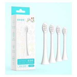 Ordo toothbrush heads white 4 pack, imported from the UK