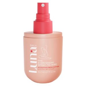 Boots Luna Daily Hydrating Everywhere Spray-to-Wipe Fresh Cotton Body Cleanser 80ml- Buy online at McGrocer