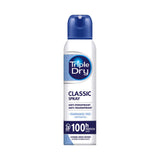 Triple Dry Classic Fragrance Free antiperspirant spray 150ml (British brand)