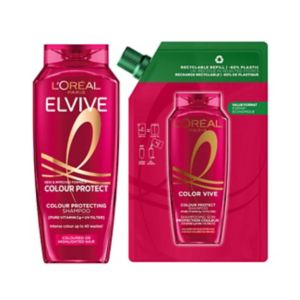 L'Oreal Paris Elvive shampoo with refill pouch (British brand)