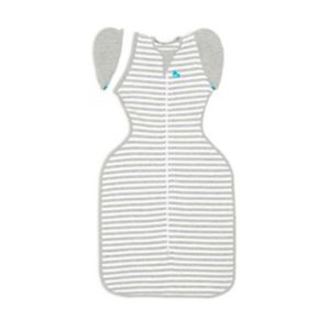 Love to Dream Swaddle Up Transition Bag Grå Stripe 1,0 TOG Soveromsdrakt 6-8,5 kg