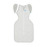 Boots Love to Dream Swaddle Up Transition Bag Grey Stripe 1.0 TOG Sleepsuit 6-8.5kg- Buy online at McGrocer