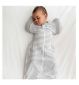 Love to Dream Swaddle Bag Grey Stripe 1.0 TOG 6-8.5kg, UK version