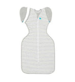 Love to Dream Swaddle Bag Grey Stripe 1.0 TOG 6-8.5kg, UK version