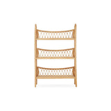 CuddleCo Aria 3 Tier rattan shelving unit - British product